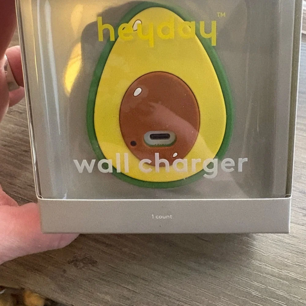 Heyday Avocado-Shaped Charger in Green and Yellow